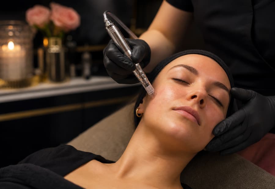 Empire Beauty microneedling editorial
